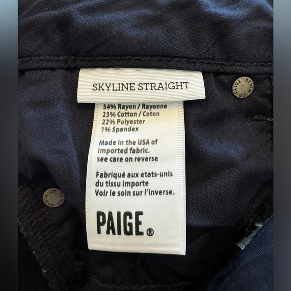 Paige Skyline Straight Jean - Picture 3 of 11